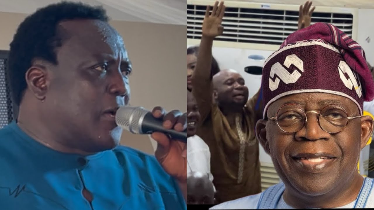 SEE HOW SAHEED OSUPA GIVE PRESIDENT TINUBU A PRAYER VIBES WITH TUNGBA