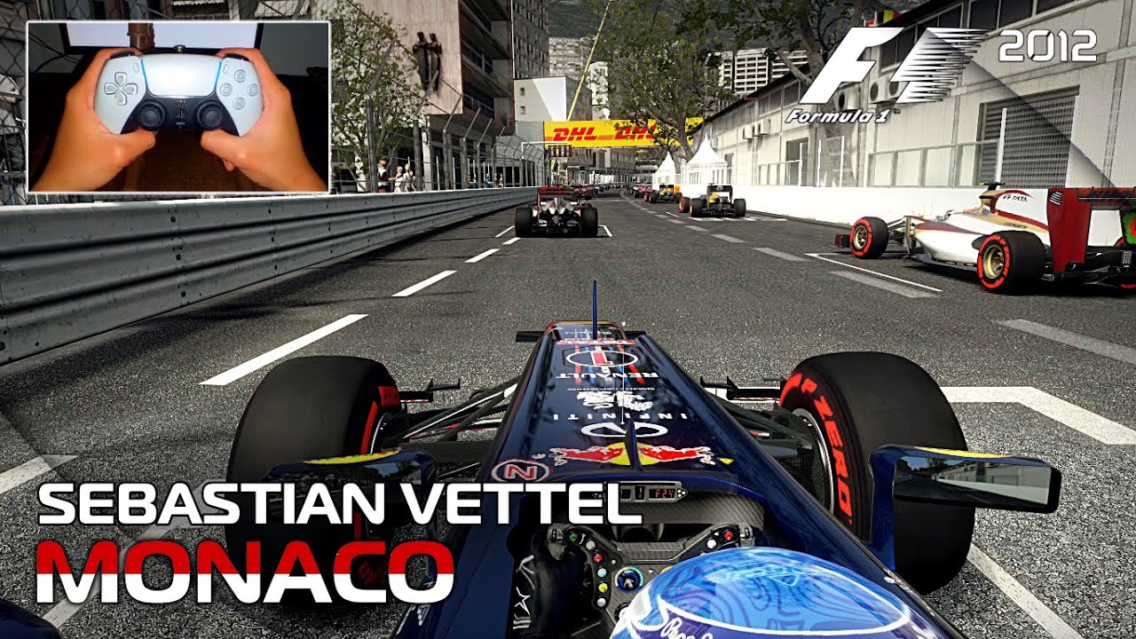 Sebastian Vettel Red Bull RB8 | F1 2012 Monaco Grand Prix 100% | Racing with Gyroscope