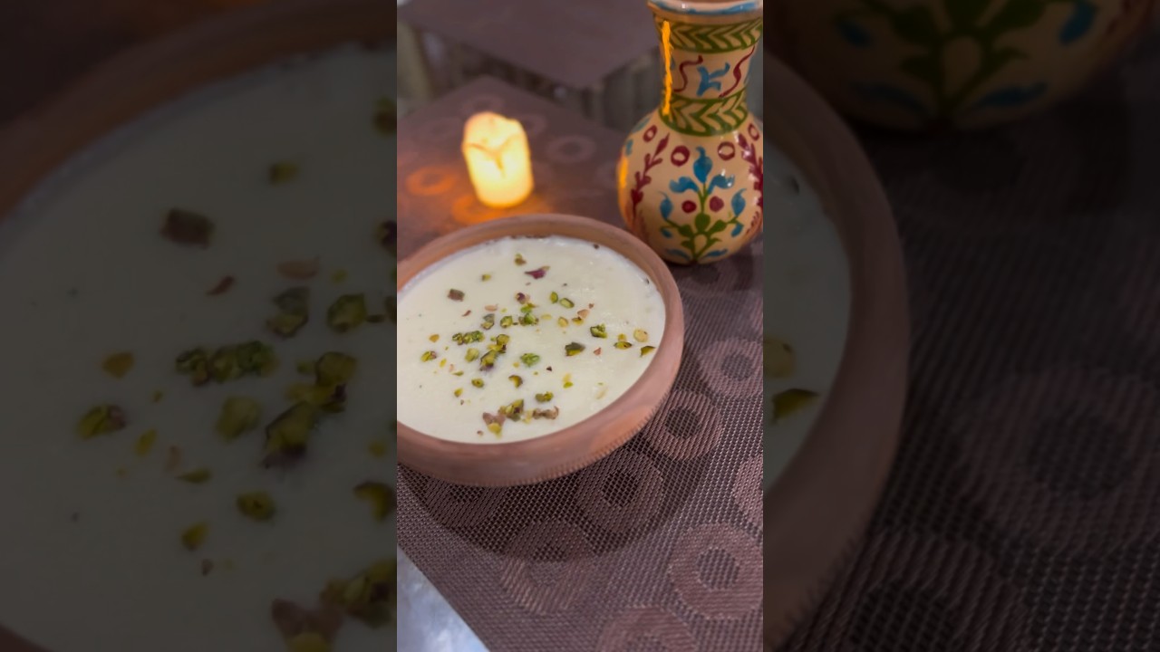 Tasty Rice Flour Phirni | Phirni Recipe