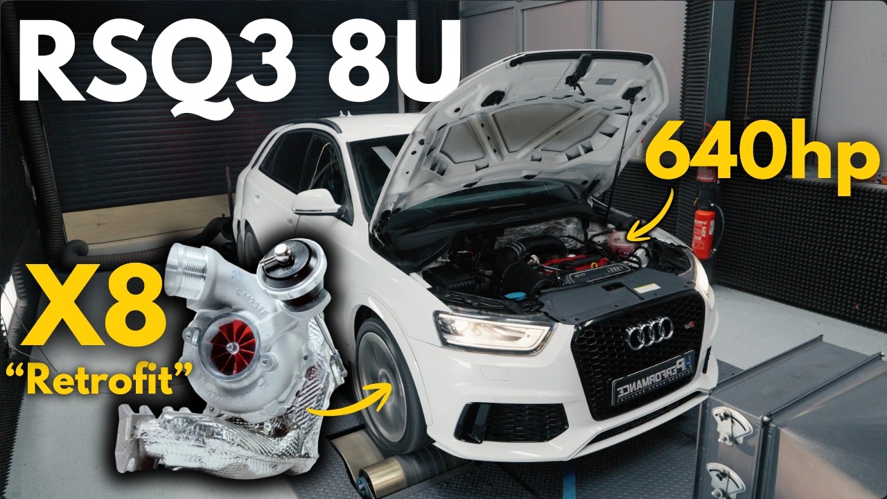 We DOUBLED the power! 640hp+ Audi RSQ3 8U with TC Turbo X8 Retrofit Kit + 4 inch exhaust system