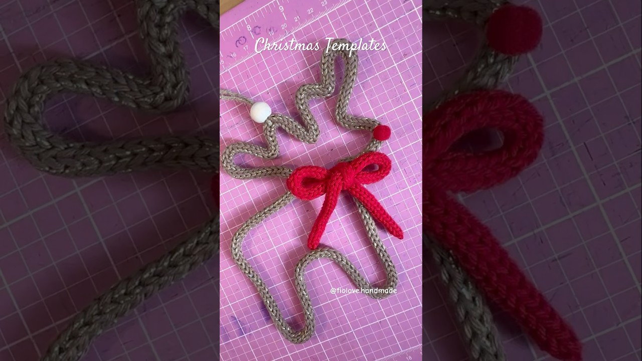 Raindeer ❤️ icord tricotin tricot | Christmas templates 🔗