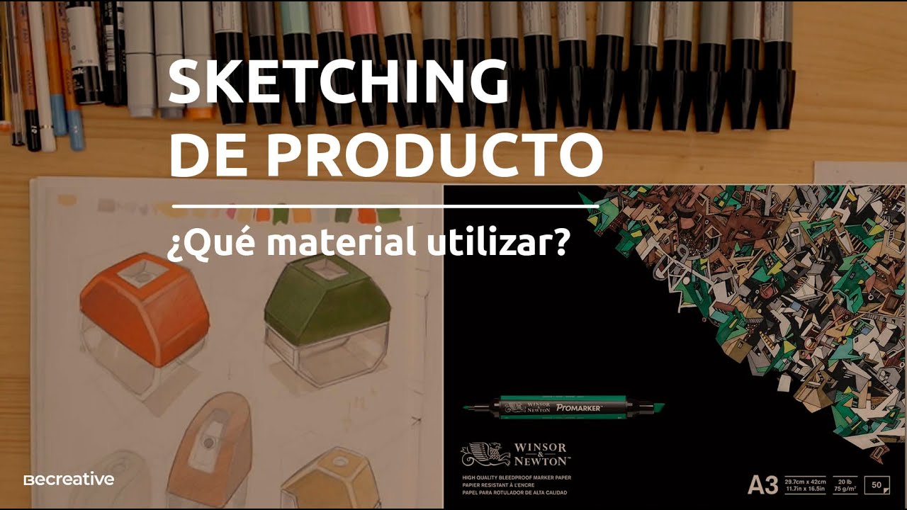 ¿Qué material utilizar en sketching product?