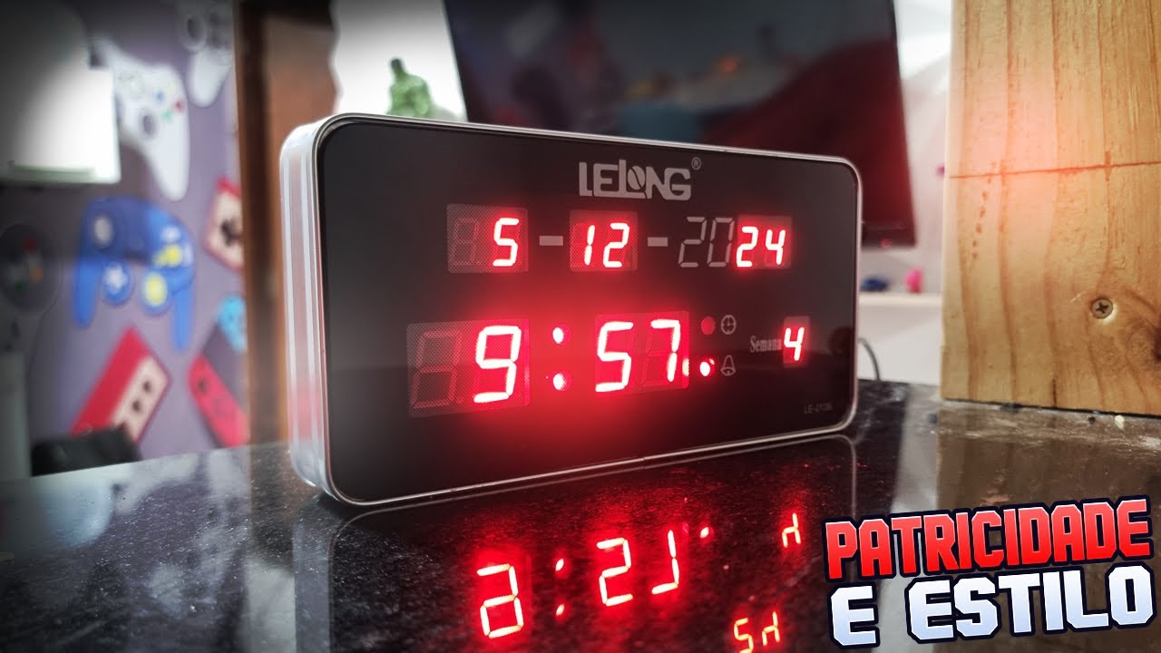 Conheça o Relógio de Parede da Lelong LE-2139: Modernidade e Praticidade em Cada Detalhe!