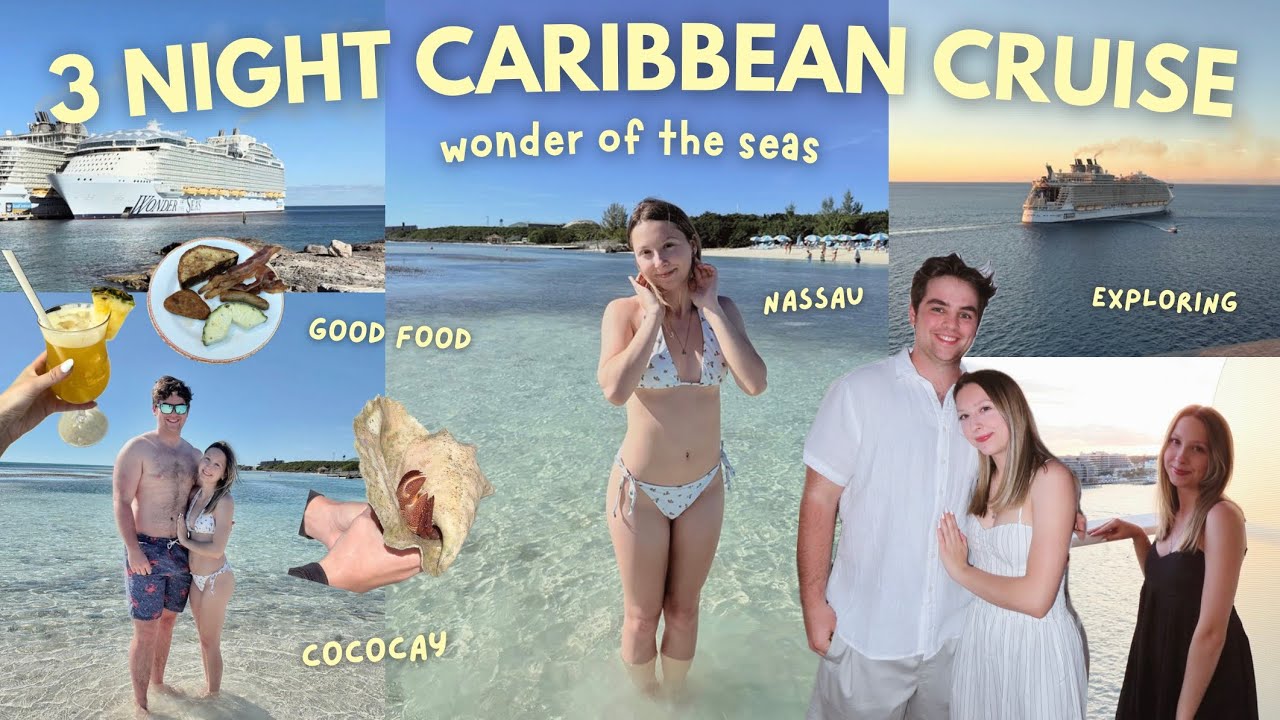Видеоблог о 3-дневном круизе по Карибскому морю на лайнере Wonder Of The Seas🚢✨