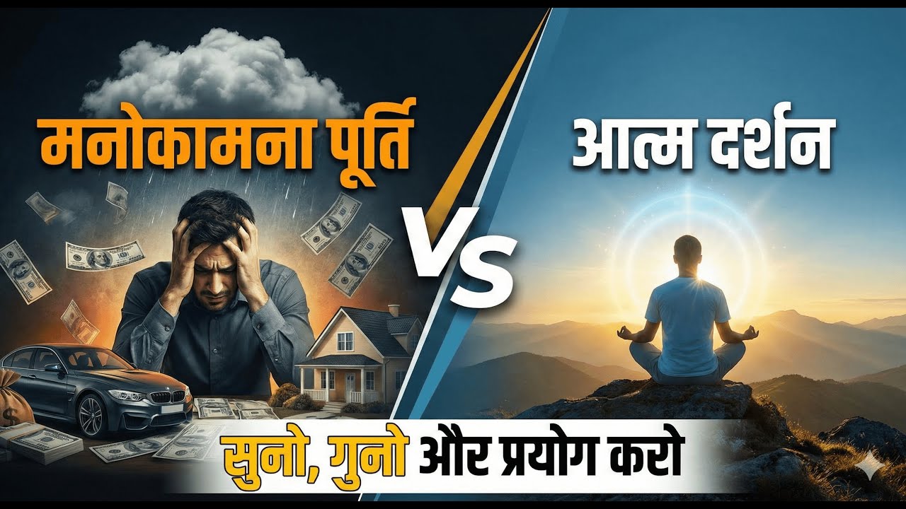 1/2/26 - मनोकामना पूर्ति vs आत्म दर्शन | सुनो, गुनो और प्रयोग करो