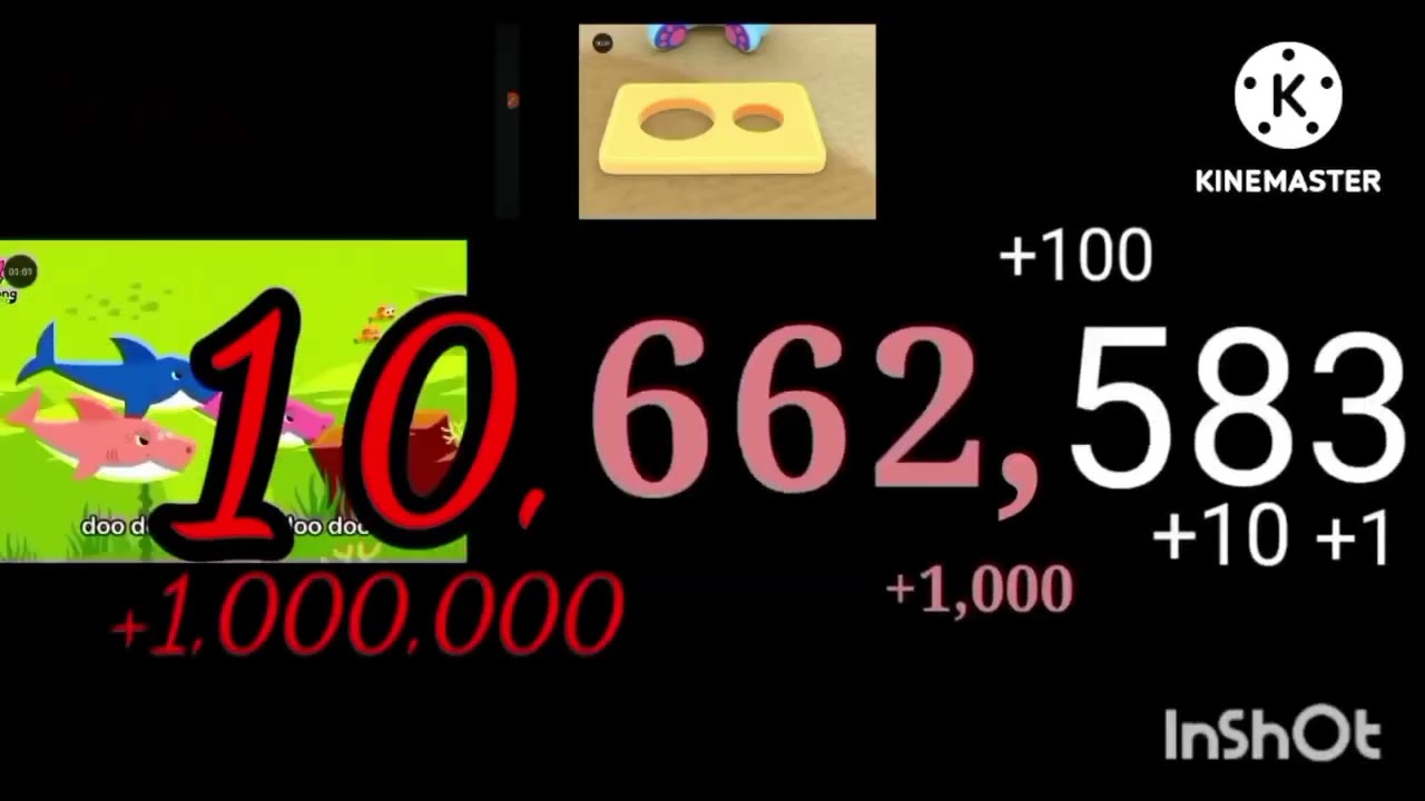 Numbers 0 to 1 Trillion with sound effects 