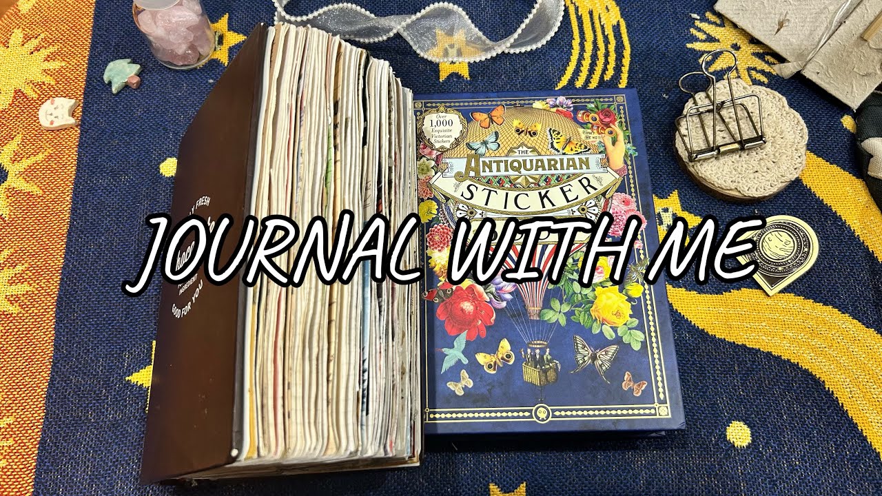 Journal with me ASMR | Vintage journal. Captain Theme | Journalforsoul #journal #scrapbooking 