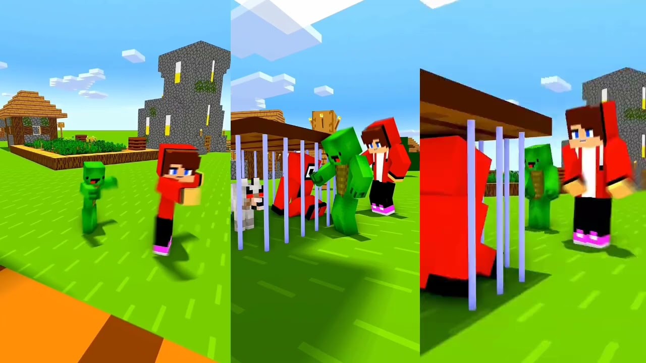 JJ Minecraft animation part 1 #coffindancecover 