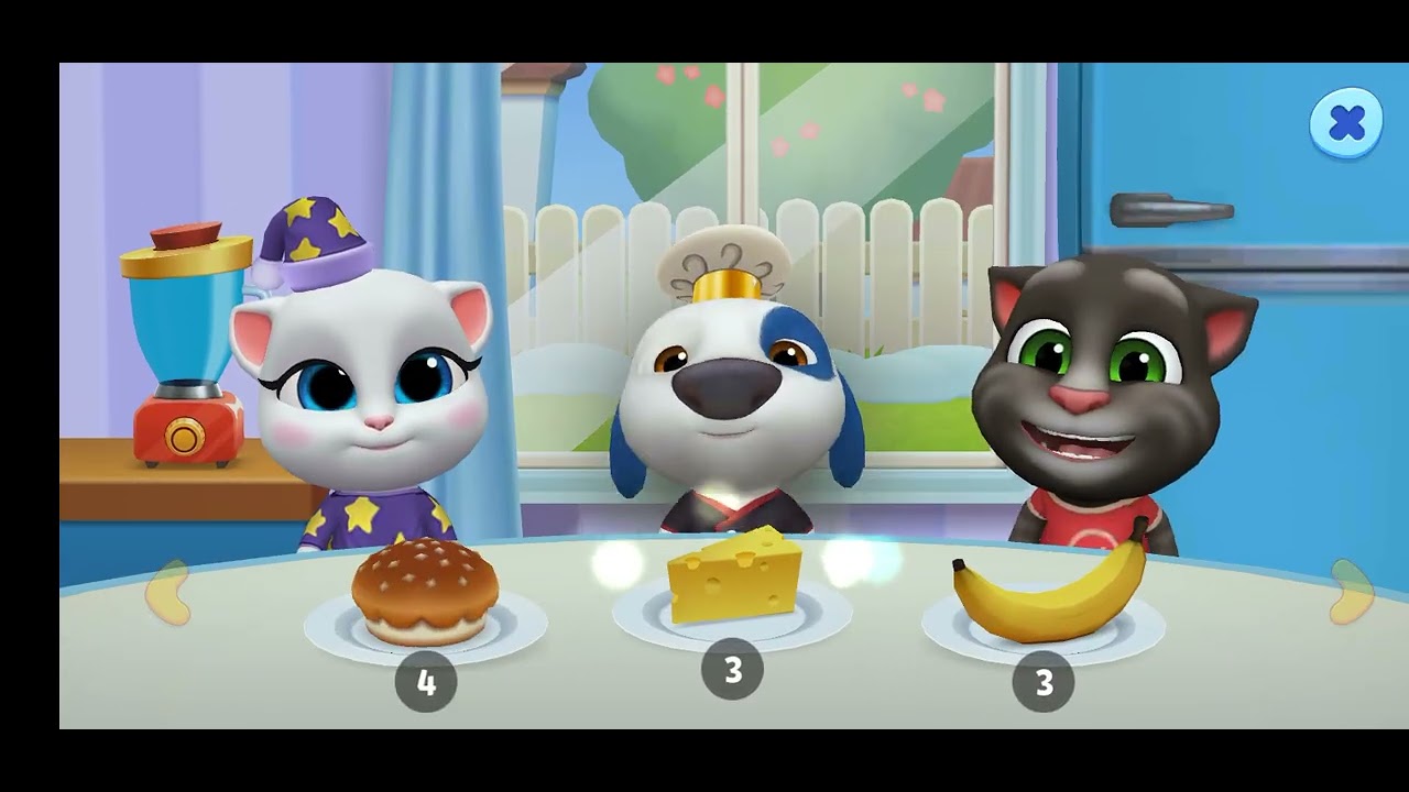 Aku main my talking tom freinds 1 part 2!. Tolong suara ny di full kan y volume ny, okay!!