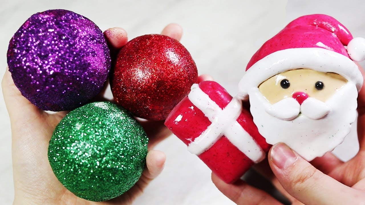 크리스마스 스페셜 🎄 바삭바삭 점토 부수기 영상 모음 Clay Cracking 7