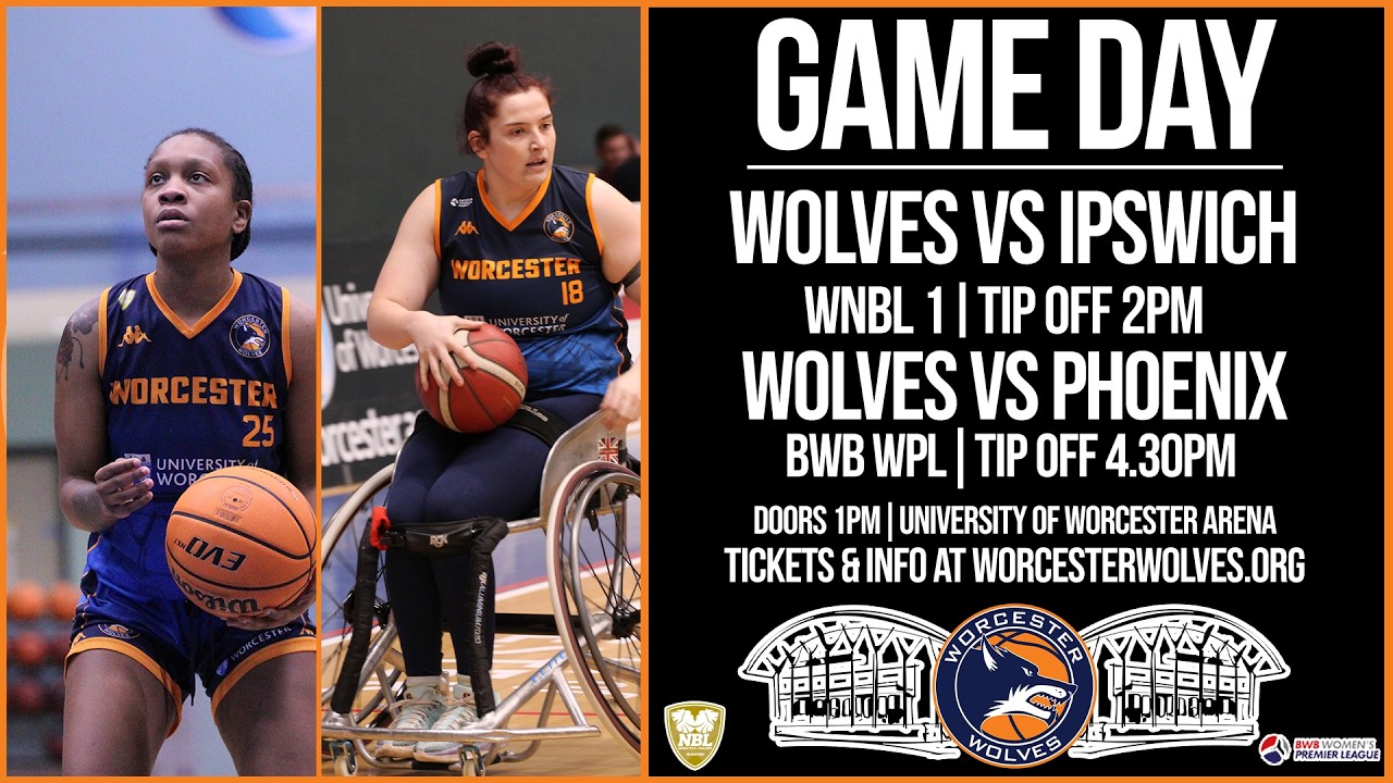 LIVE BASKETBALL - Worcester Wolves vs Endeavour Ipswich Basketball WNBL1