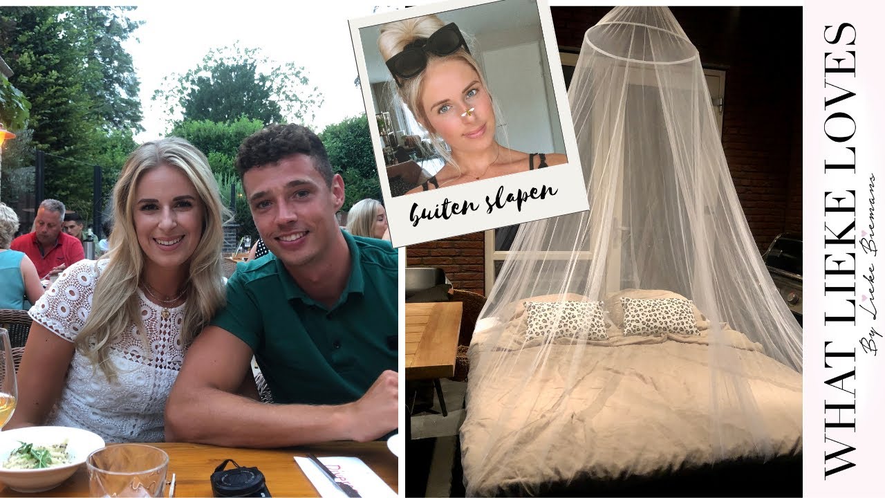 KAMPEREN IN DE TUIN 🌙 || WEEKVLOG #60 | Lieke Biemans