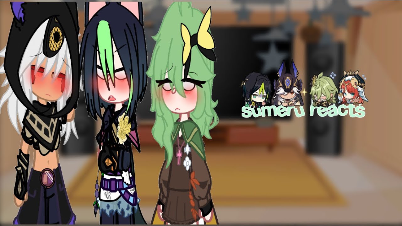 ꒰♡꒱  .  sumeru reacts  .   cynonari  .