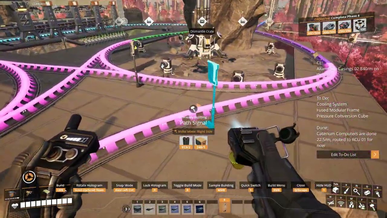 Satisfactory Rail signals are broken