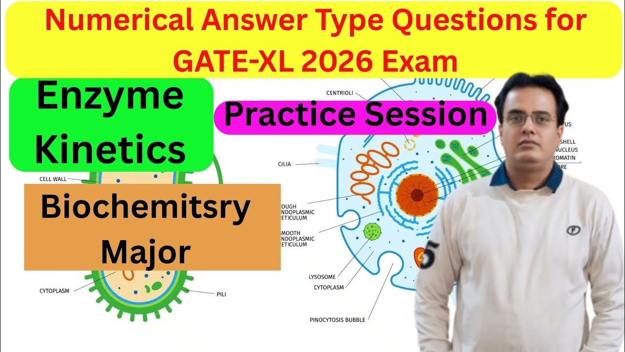 Practice Session 01: Target GATE-2026 Exam: NAT Type Questions from Enzyme Kinetics Topics