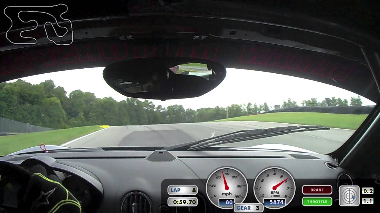 Porsche Cayman PCA GTB1 Lap Record Mid Ohio Rick DeMan In Car
