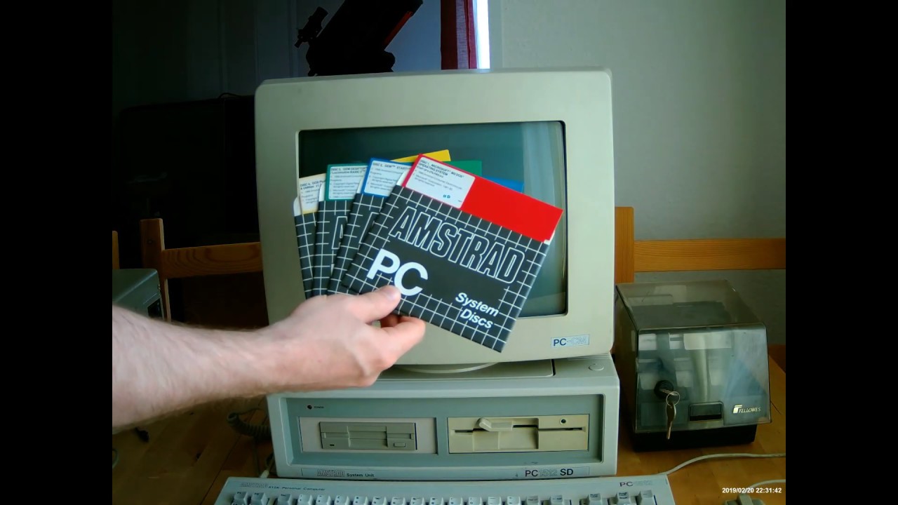 The Retro feel of the Amstrad PC1512
