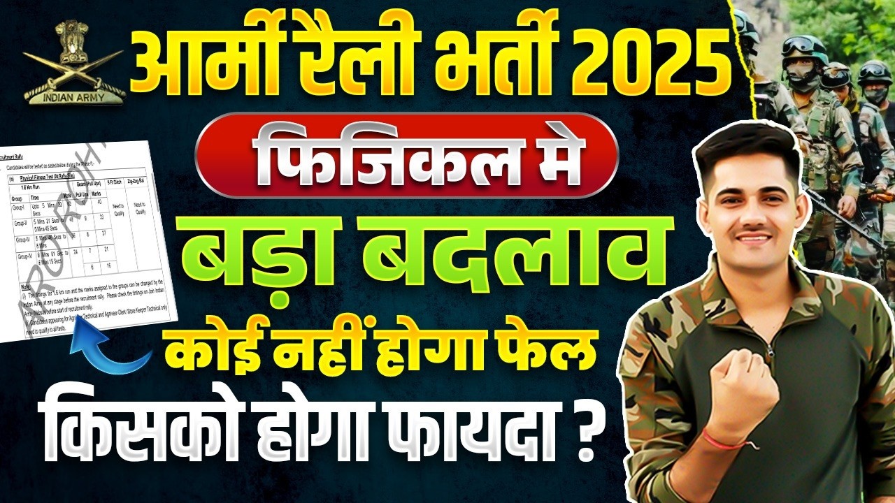 Indian Army 2025: Physical Test Update |