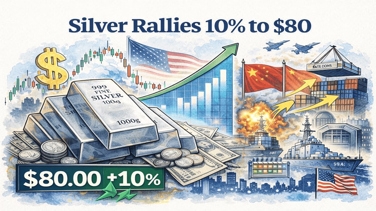 Silver Rallies 10% to $80! Supply Crunch, Fed Cuts & Critical Levels Explained