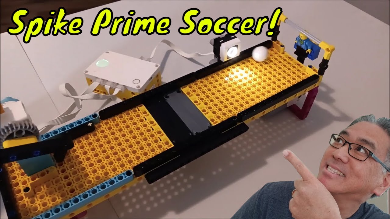 Most Fun Spike Prime Soccer Robot!!! Building Instructions & Program