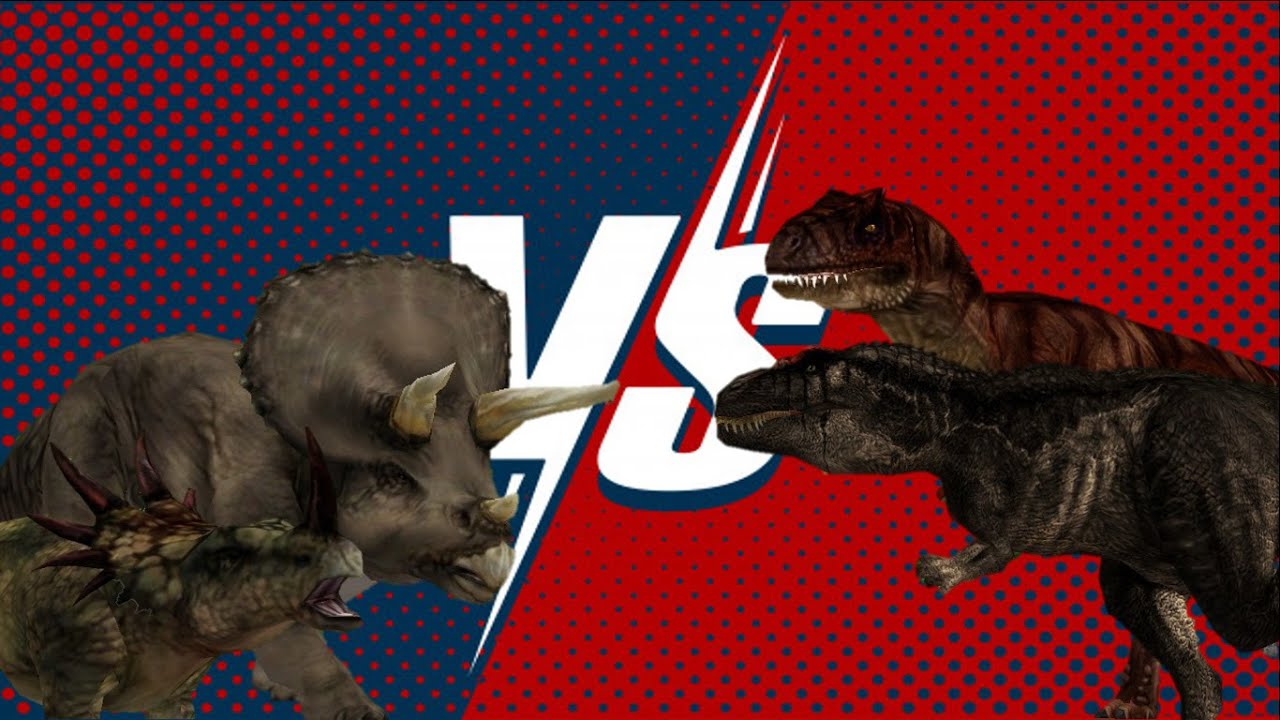 Allosaurs VS Ceratopsids JPOG Team Battles #2