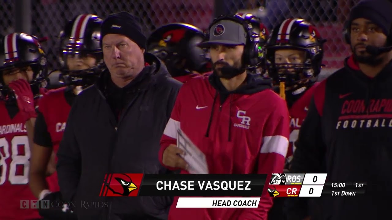 Prep Football: Roseville at Coon Rapids 10.15.25
