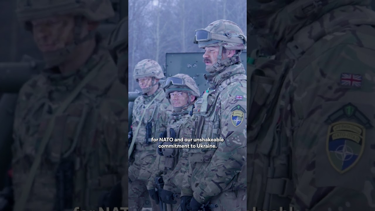 Keir Starmer visits British troops in Estonia