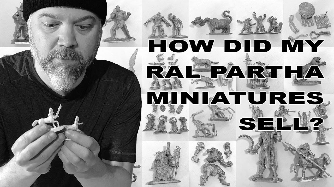 SALES TOTALS For My RAL PARTHA Dungeons & Dragons Metal Miniatures HOW DID I DO?