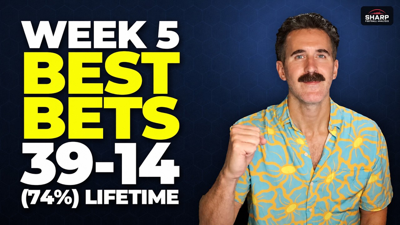 (39-14, 74%) NFL Week 5 Best Bets & Player Props 2026