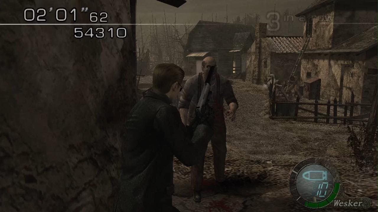 Resident Evil 4 Road to Handcannon-Mercenaries Albert Wesker 5 Star All Maps