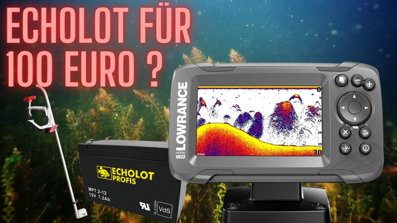 Gutes Echolot f&uuml;r 100 Euro! Test des Lowrance Hook 2 4x - Das Brauchst du an Zubeh&ouml;r!