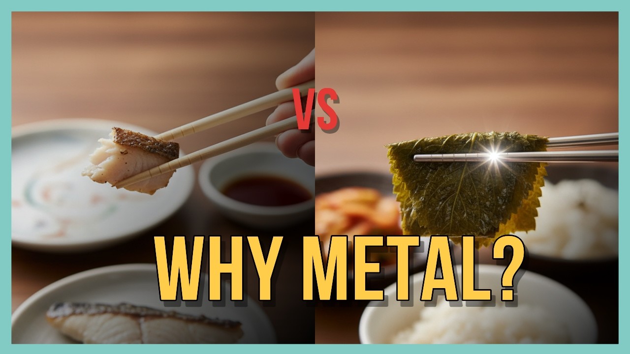 전 세계 유일! 한국인이 '쇠젓가락'을 고집하는 진짜 이유 why only Koreans use Metal Chopsticks?