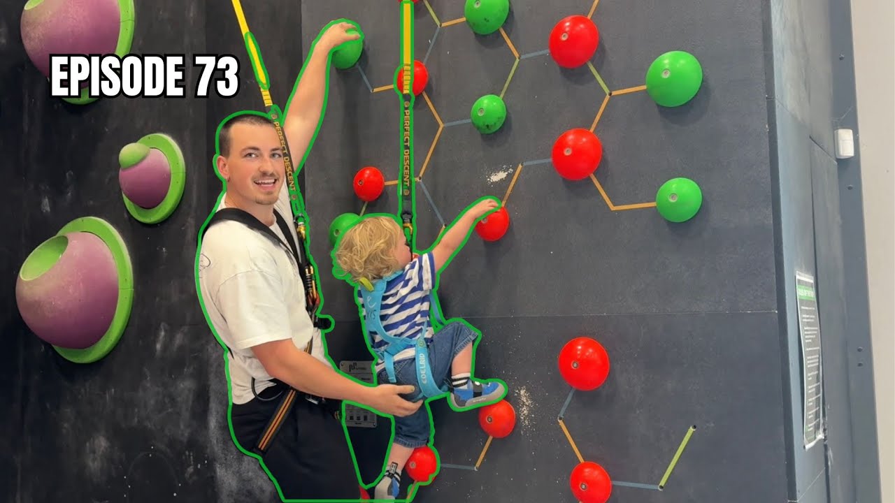 BEST 2 year old climber in the world!?!? (First time ever climbing) - ep 73…2.19.26