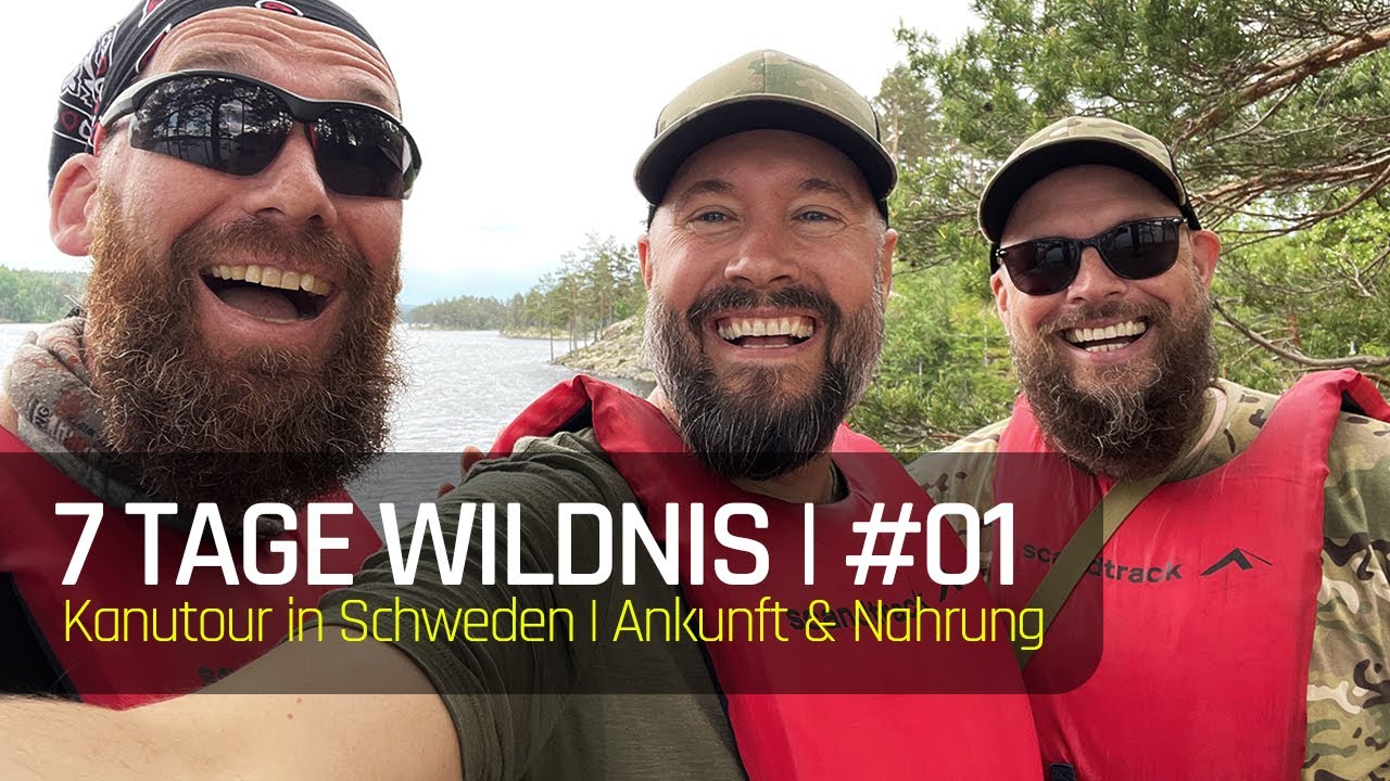7 Tage Wildnis | 1/10 | Kanutour in Schweden | Ankunft & Nahrung | Bushcraft | Survival | 046 | 2024