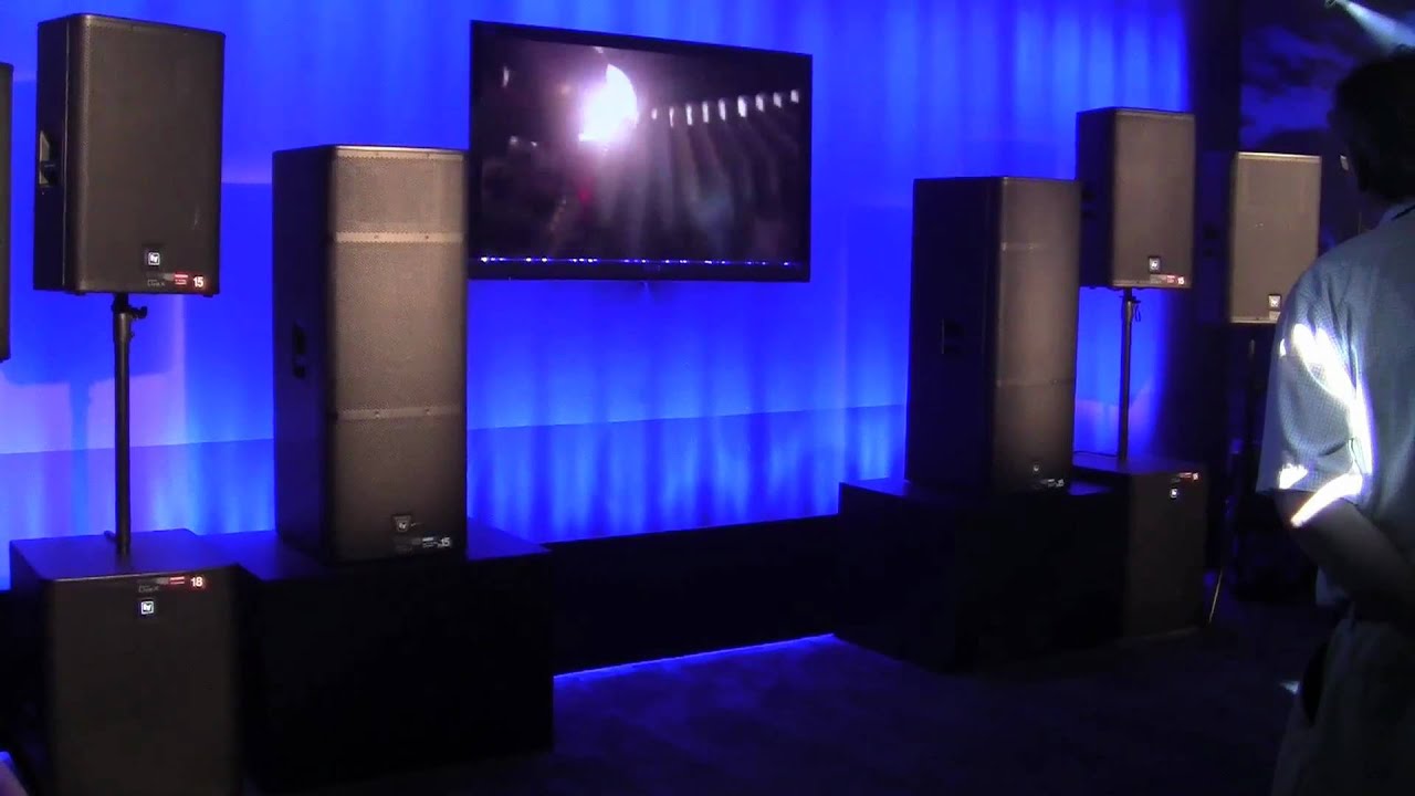 ELECTRO-VOICE ELX POWERED SPEAKER DEMO AT NAMM 2011 WITH I DJ NOW