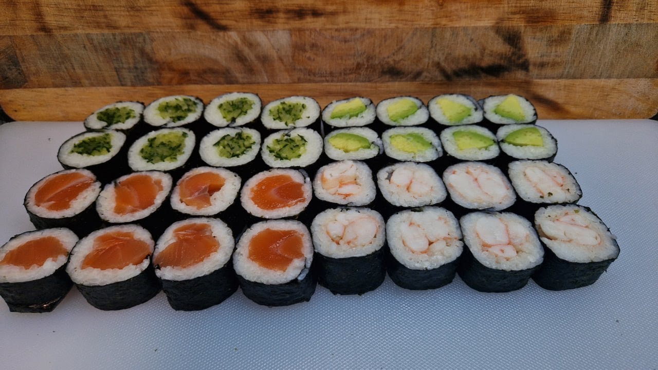 How to make sushi at home?! A simple sushi set at home! Maki set!