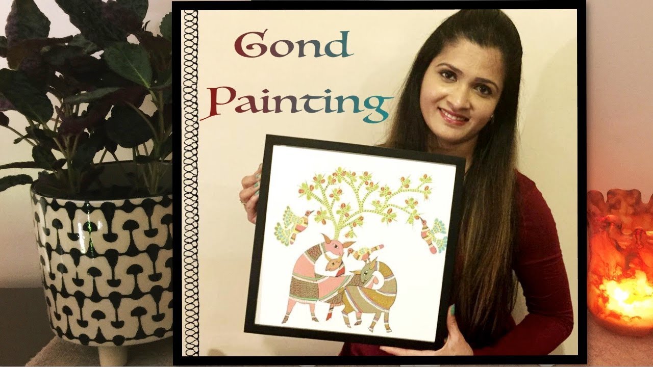 Learn the famous Gond Painting Art:  A unique tribal and folk art from India | Mother’s Day Special