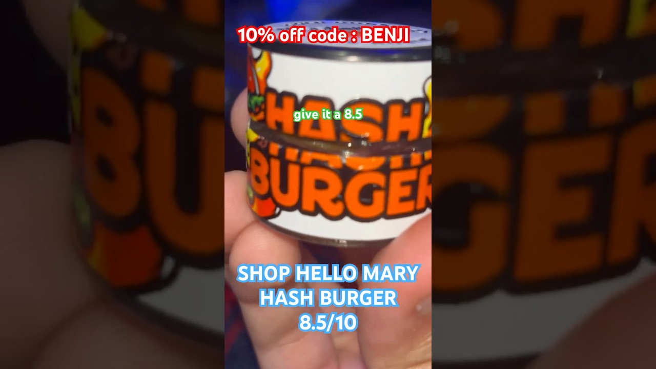 SHOP HELLO MARY - &ldquo;HASH BURGER&rdquo; COLD CURE ROSIN #THCA #THC #CBD #ROSIN #DABS #THCAREVIEW #420