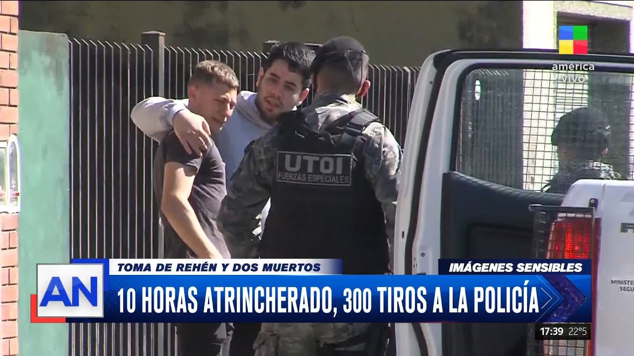 🔴 Toma de rehenes en Caseros: se atrincheró 10 horas y mató a su amigo