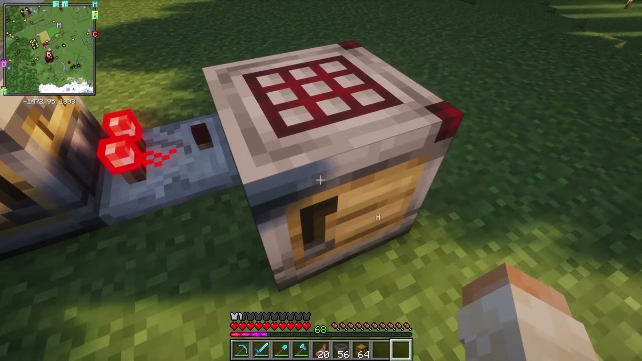 minecraft auto crafter maken