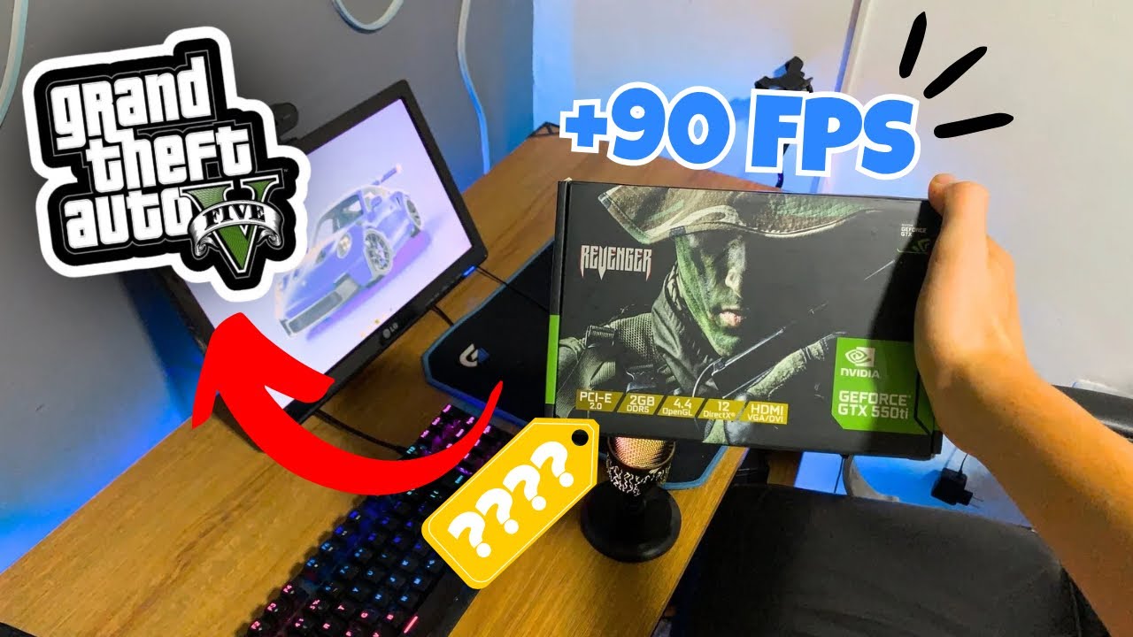 TESTANDO GTA 5 NA PLACA DE VÍDEO GTX 550TI