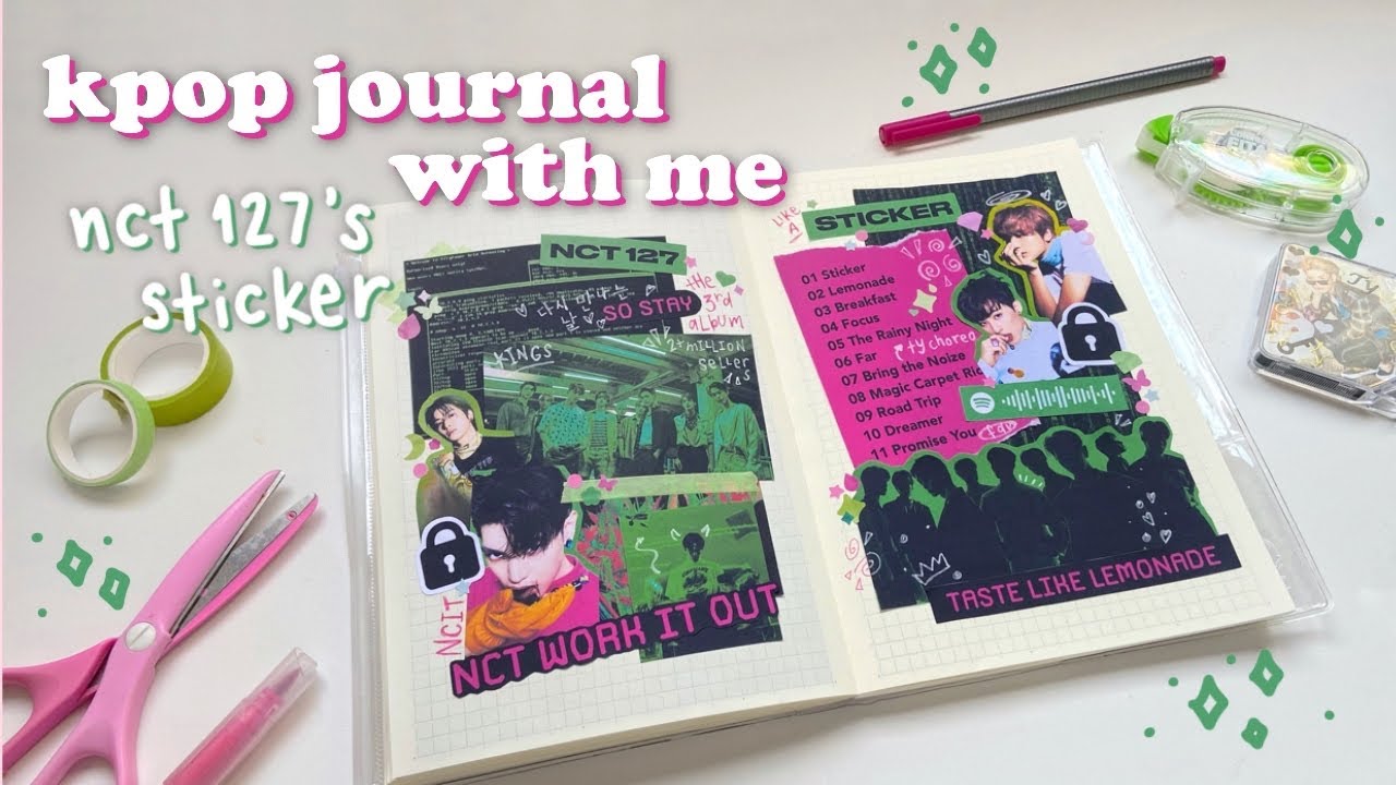 kpop journal with me + fala: comeback de nct 127 com 'sticker' | daniela kang