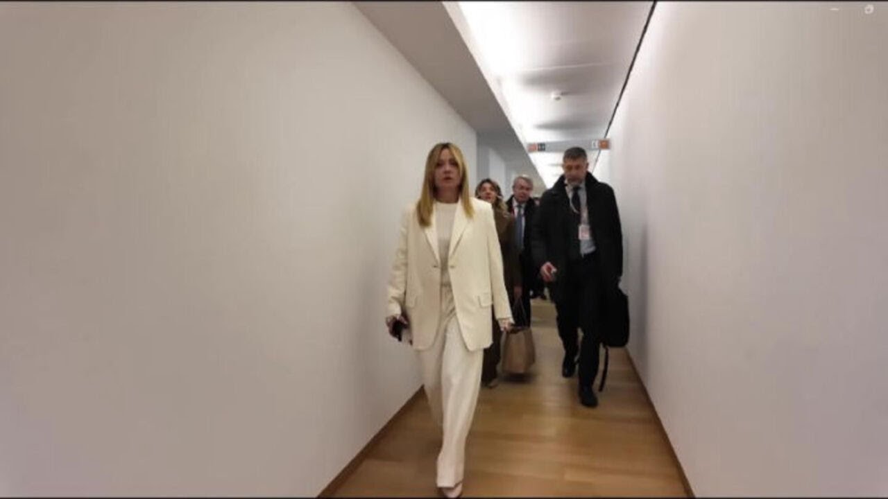 Meloni arriva a Bruxelles per il Consiglio Europeo su Medio Oriente e Ucraina