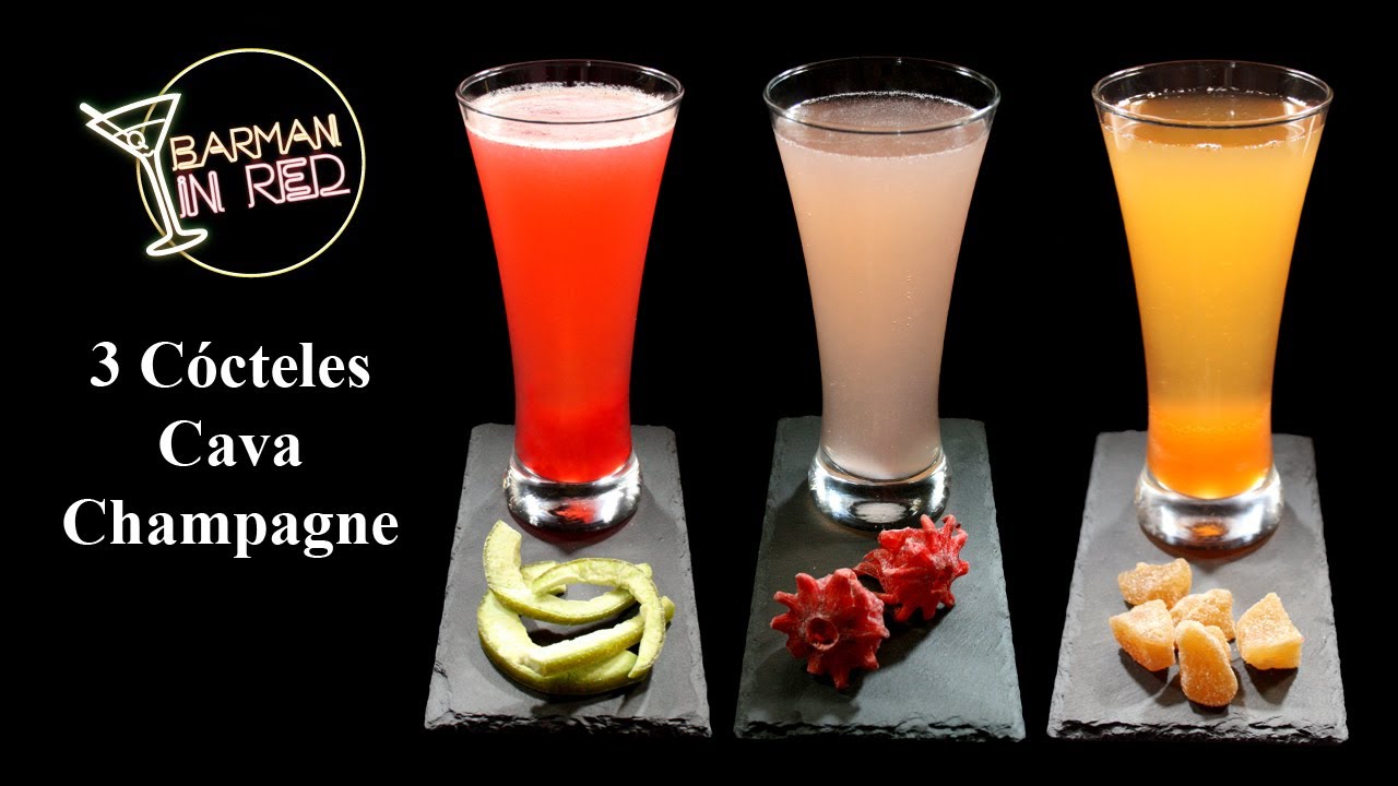 3 Cócteles ricos con Cava o Champagne