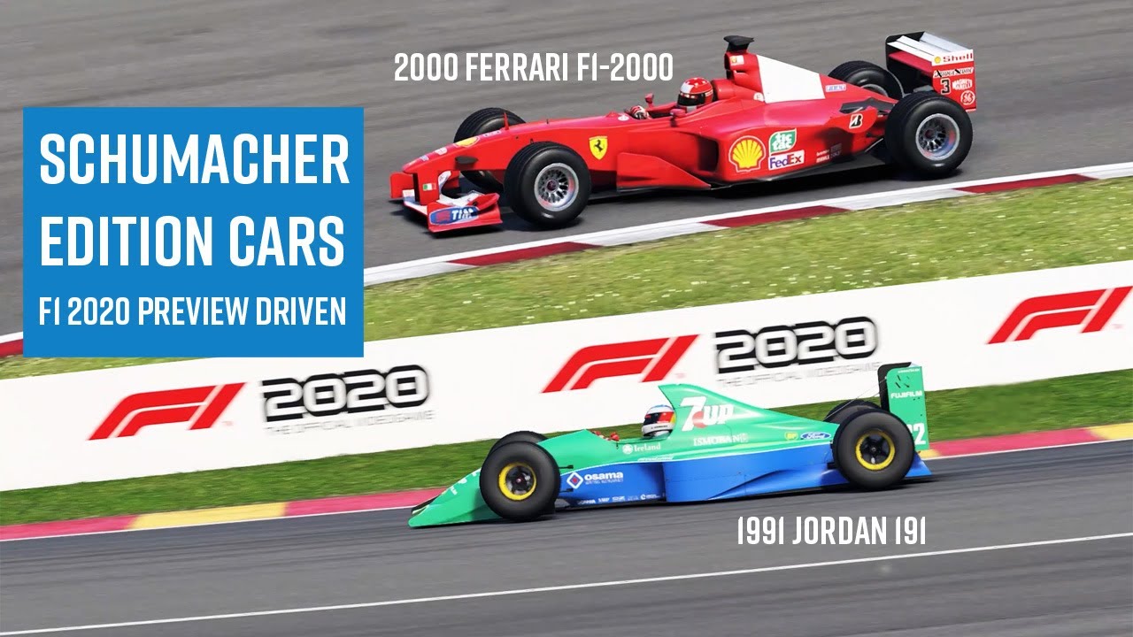 F1 2020: Michael Schumacher Edition cars driven