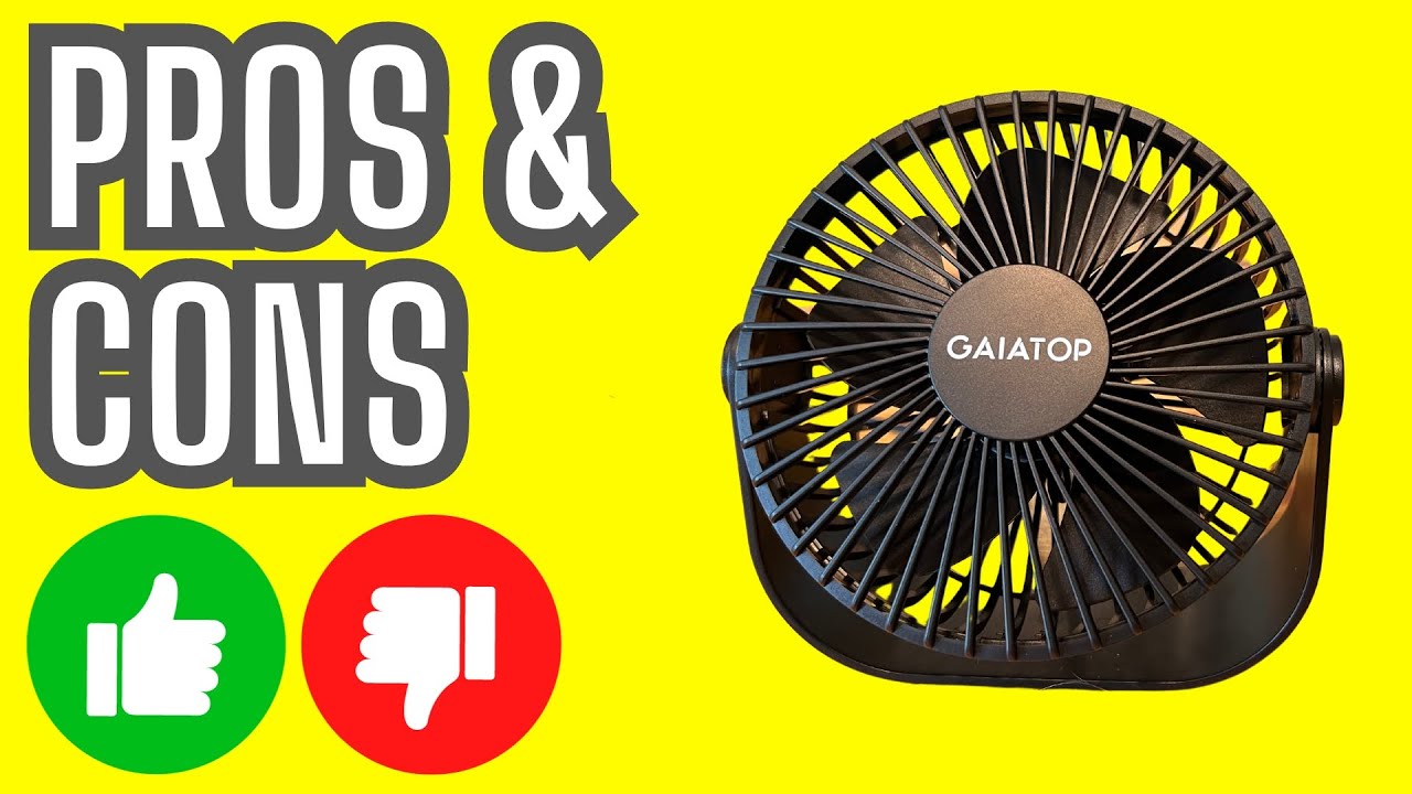 Gaiatop USB Desk Fan REVIEW: What You Need to Know!