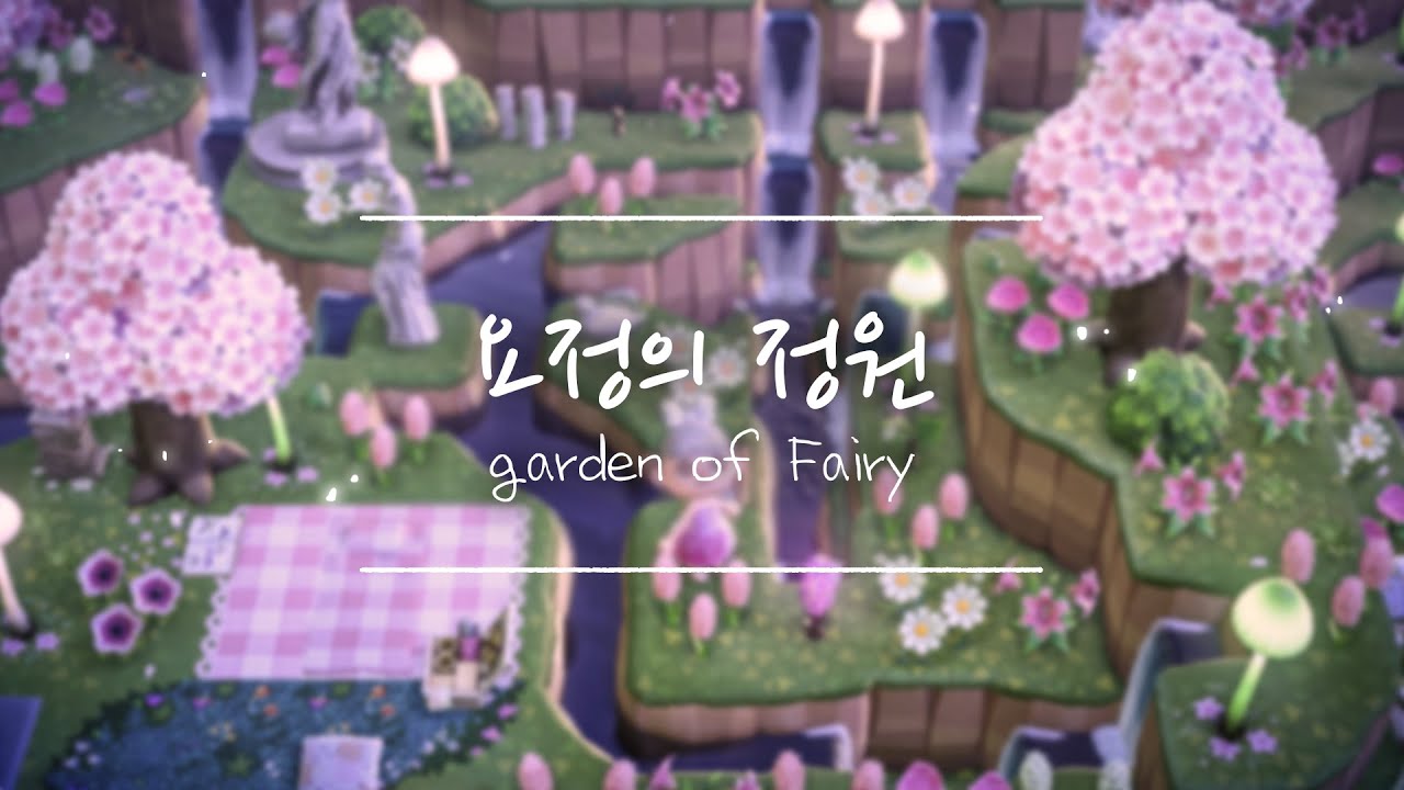【모동숲 TOUR】 요정의 정원 Garden of fairy [SUB] : ACNH Island Tour - blossomyfairy님의 섬 / 모동숲 섬투어