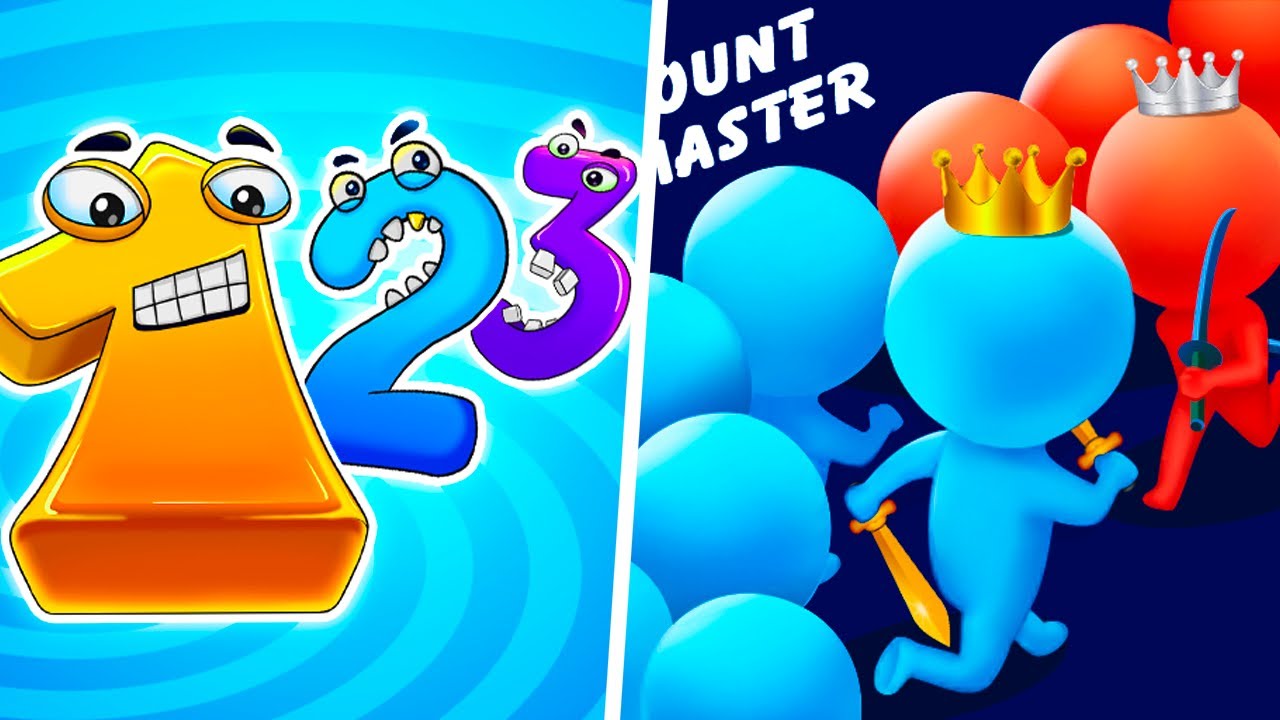 Merge NUMBERJACK Run | Count Masters - Gameplay Walkthrough Max Levels (Part 1)