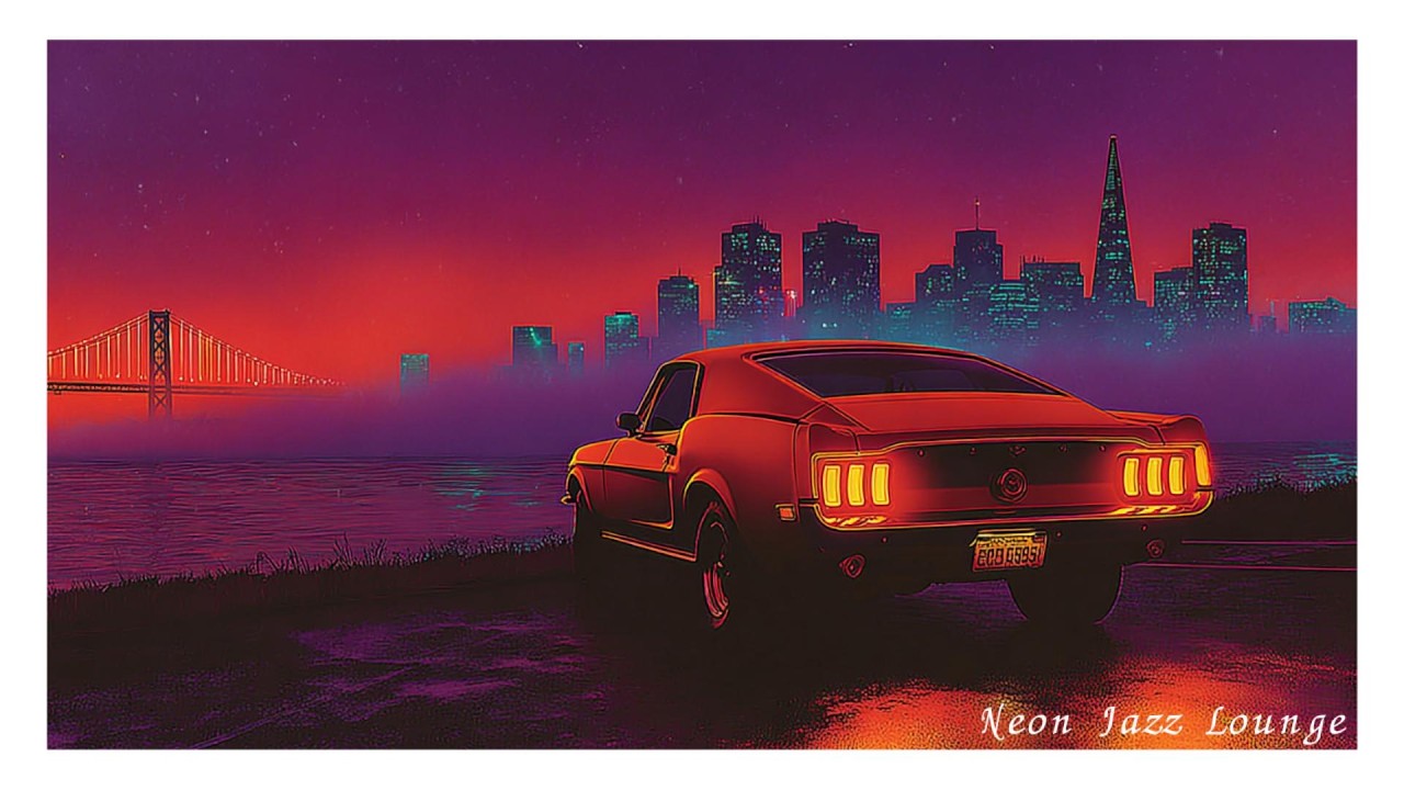 San Francisco Bay Jazz House Mix | Foggy Night Drive | for Deep Work