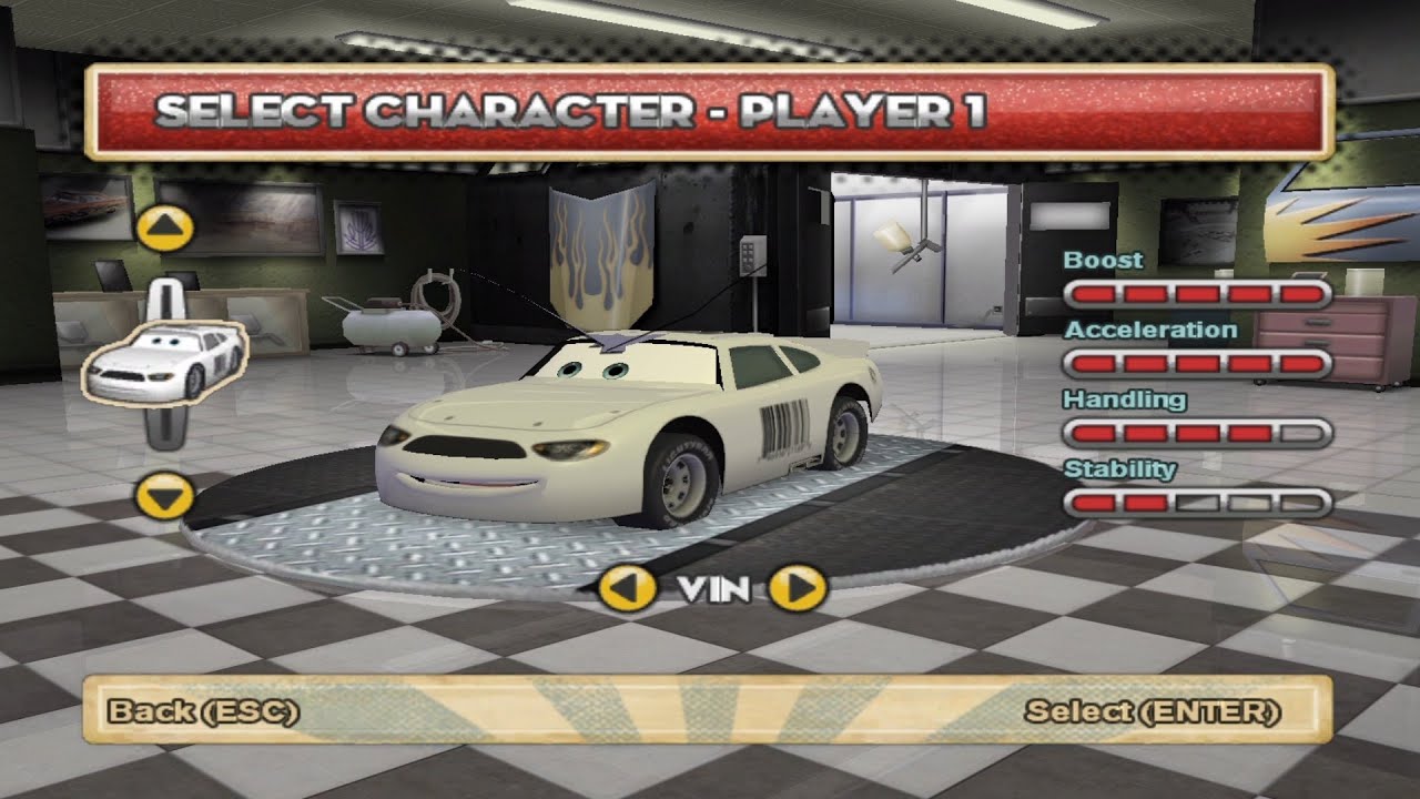 Cars Hi-Octane: Vin with Eyebrow Glitch